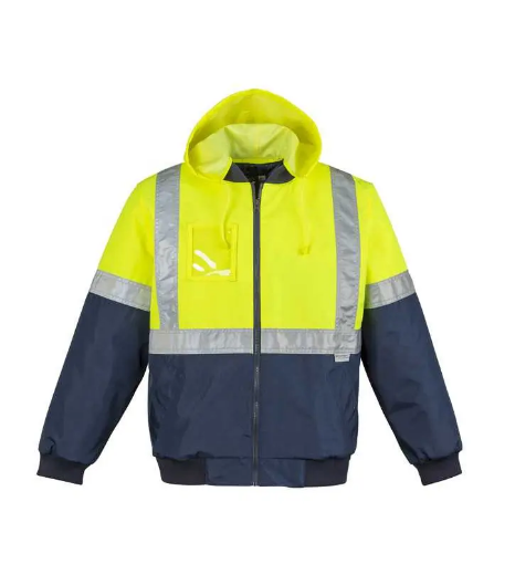 Picture of Syzmik, Mens Hi Vis Quilted Flying Jacket